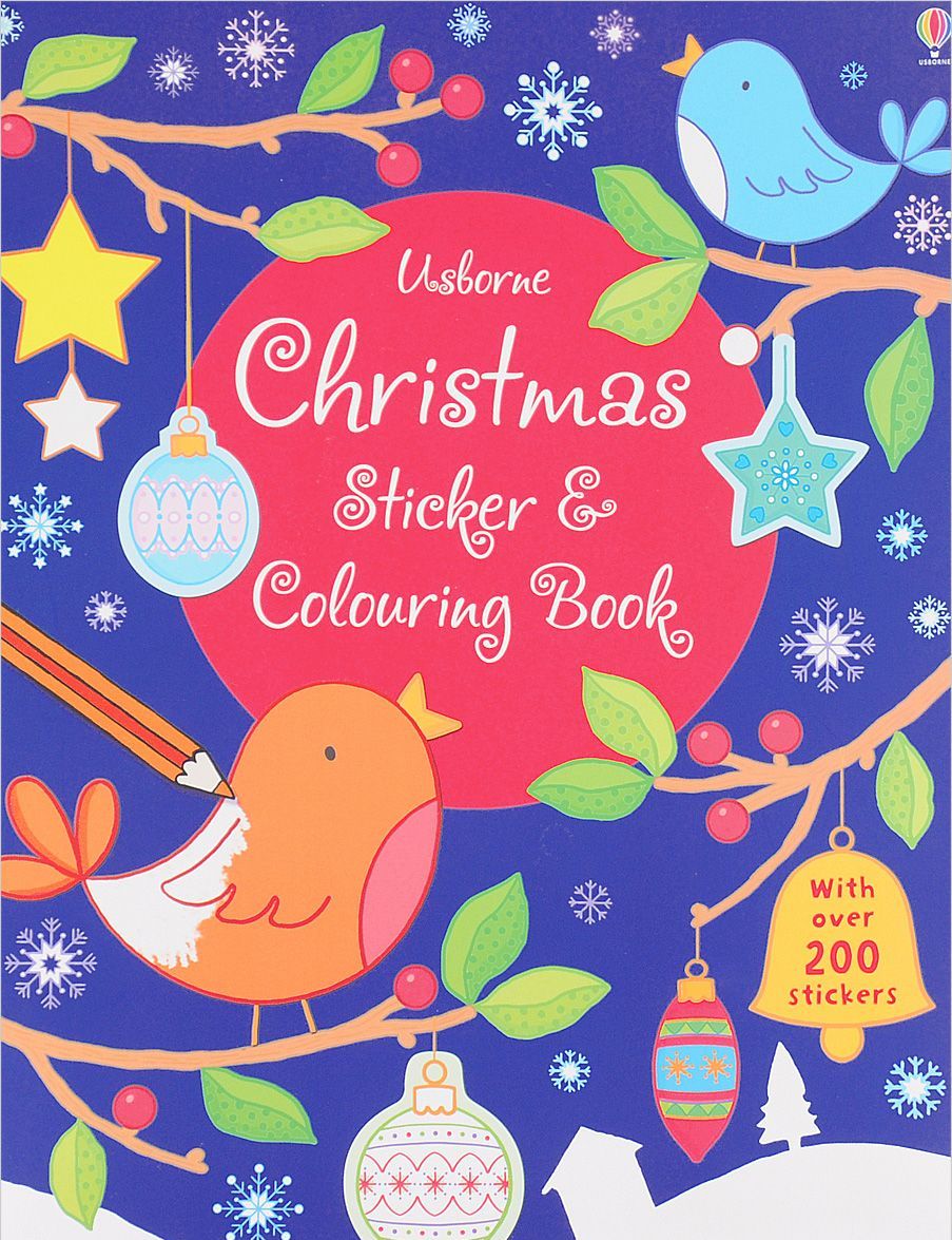 

Christmas Sticker & Colouring Book (+ наклейки)