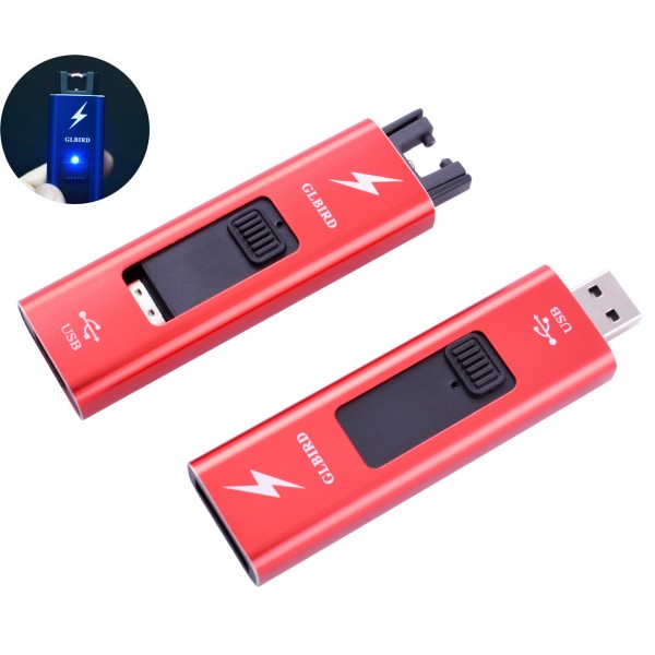

Электроимпульсная зажигалка Glibird (USB) HL-139 Red