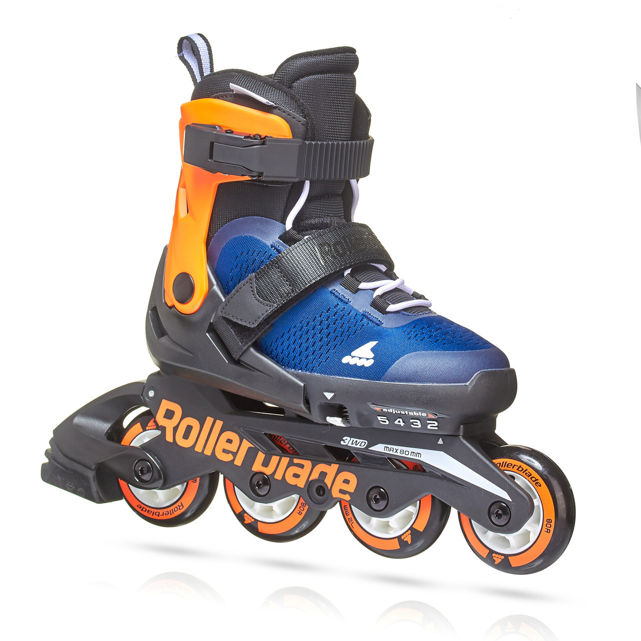 

Роликовые коньки Rollerblade Microblade 2021 Сине-оранжевый, 28-32