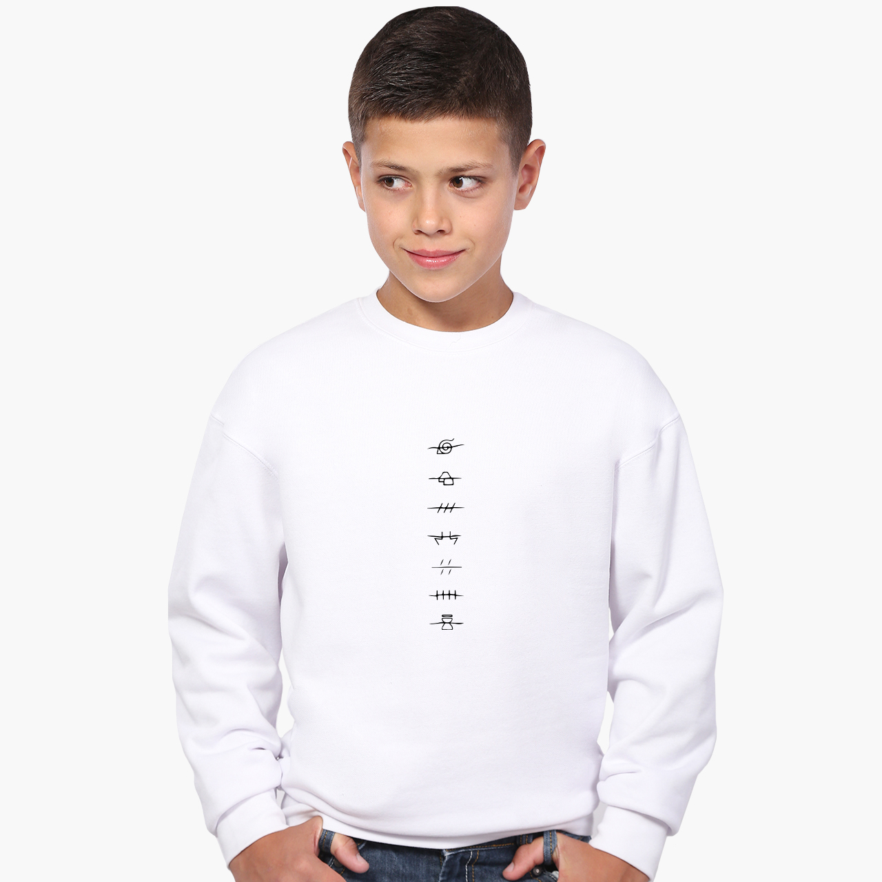 

Свитшот для мальчиков Наруто (Naruto) (9509-3052-4) 158-164 см Белый