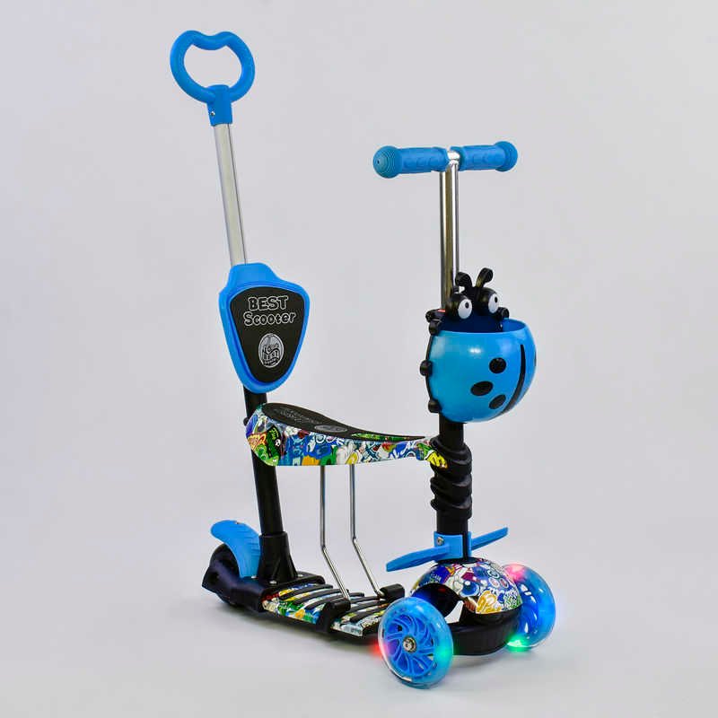 

Самокат Best Scooter 69750 Голубой 5в1 Mini 74068