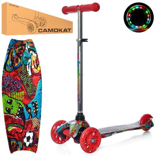 

Детский трехколесный самокат iTrike BB 3-013-4-F-WP9