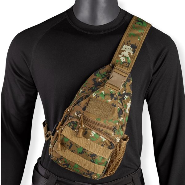 

Сумка однолямочная S.W.A.T. Pixel Marpat Brown