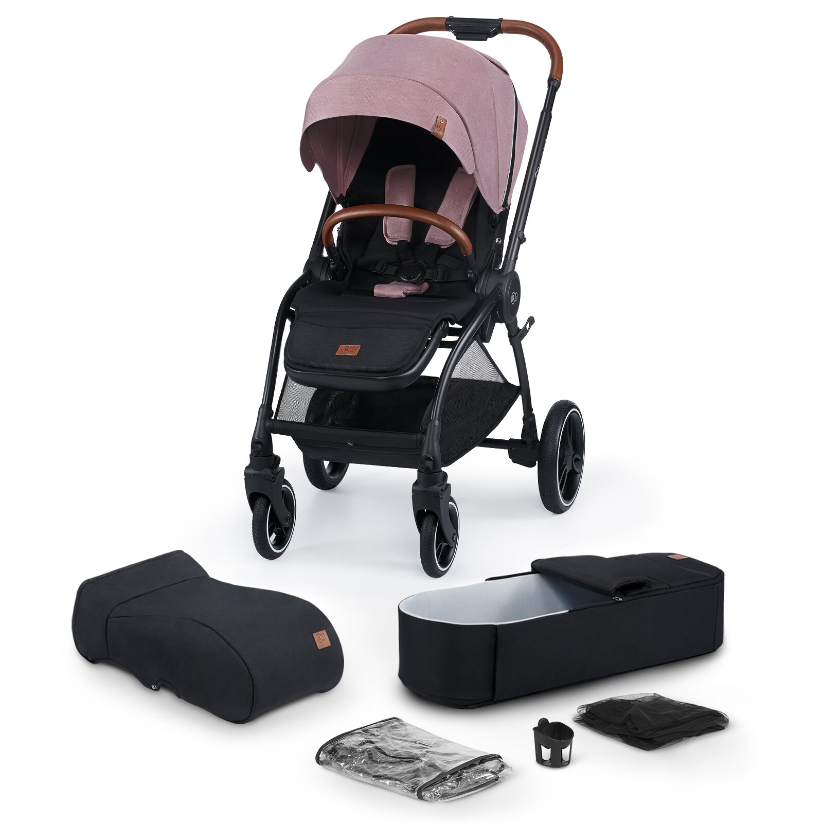 

Универсальная коляска 2 в 1 Kinderkraft Evolution Cocoon Marvelous Pink (KKWEVCOPNK2000)