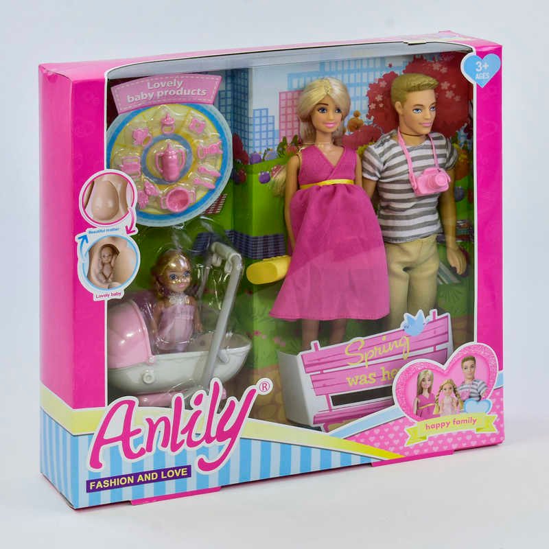 

Набор кукол Anlily 99227 (18) Счастливая семья, в коробке