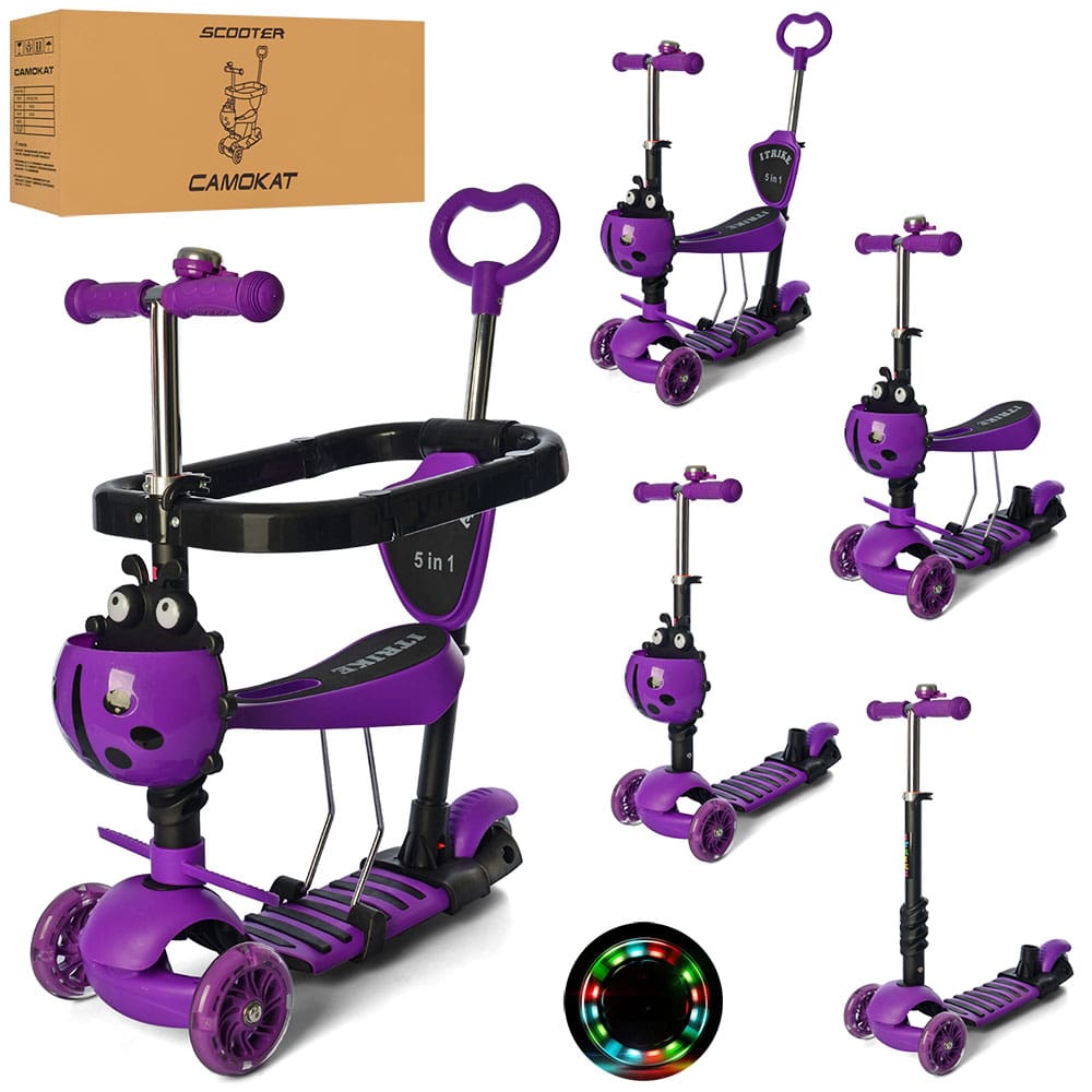 

Детский трехколесный самокат iTrike JR 3-027-V