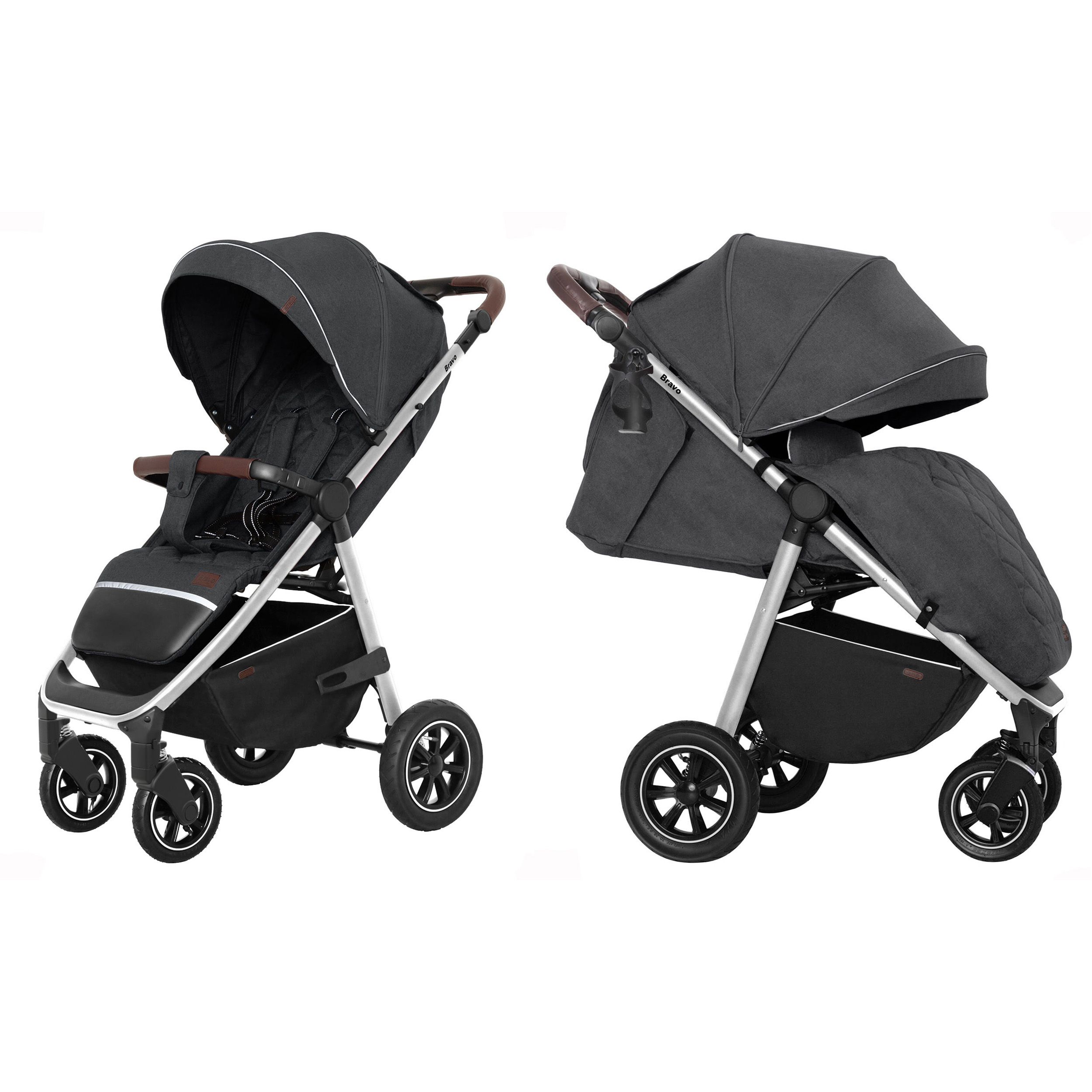 

Детская прогулочная коляска Carrello Bravo (Каррелло Браво) CRL-5512 Serious Grey Цвет Серый