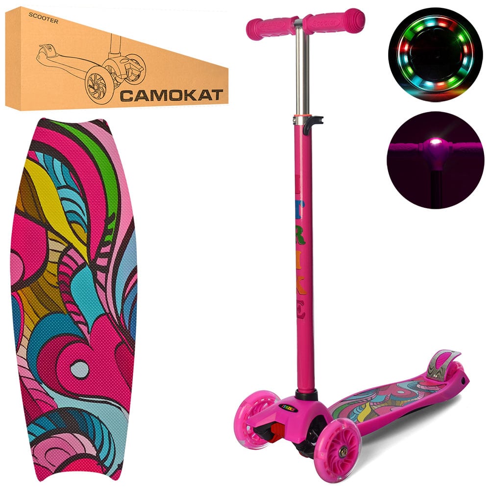 

Детский трехколесный самокат iTrike JR 3-055-P