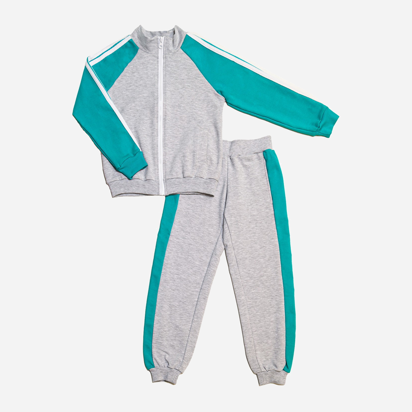 

Спортивный костюм Danaya 214F/17 152 см Серый с бирюзовым