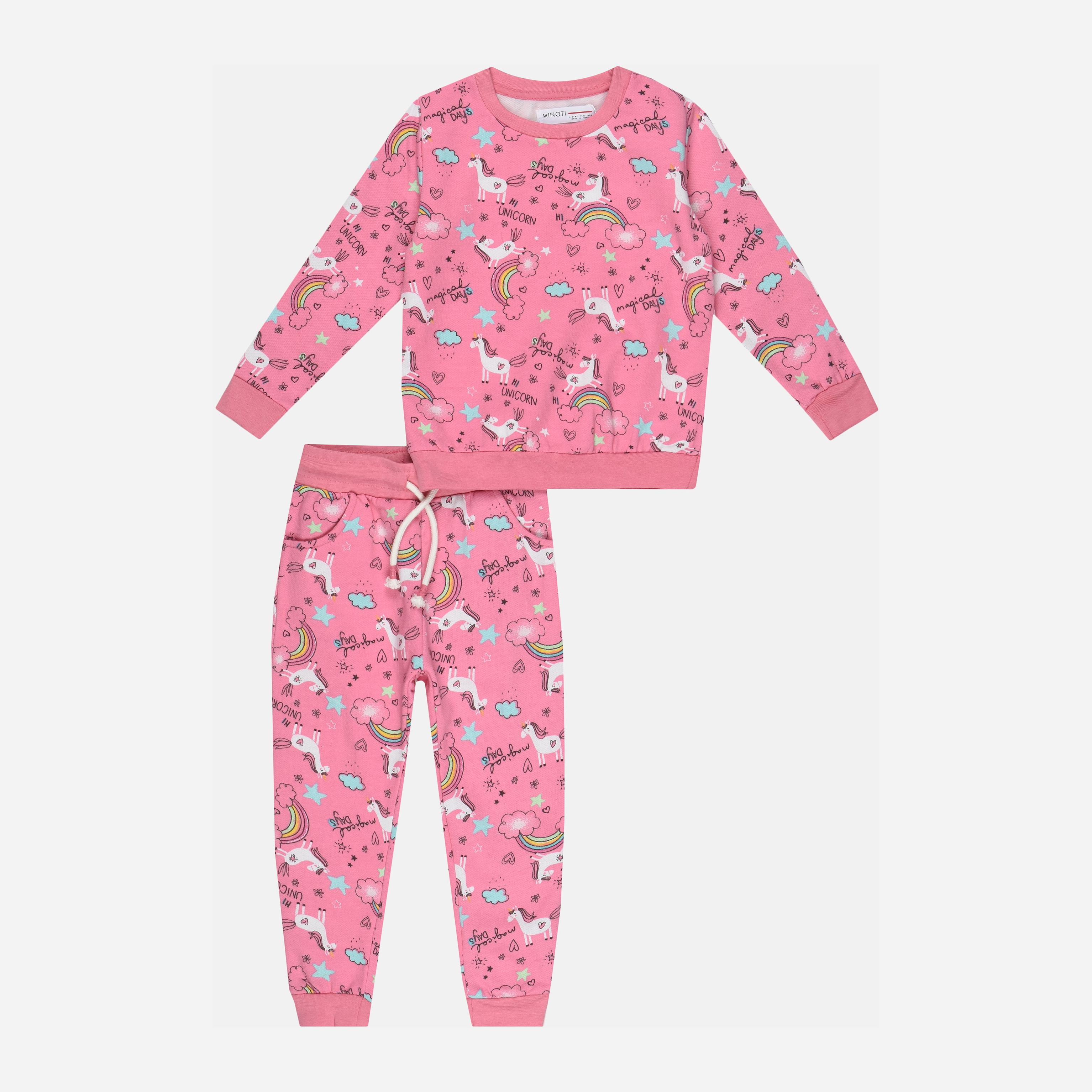 

Спортивный костюм Minoti 4Jsuit1 15514 74-80 см Розовый