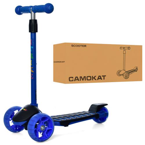 

Детский трехколесный самокат iTrike JR 3-060-34-BL