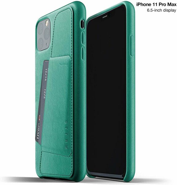 

Кожаный чехол MUJJO Full Leather Wallet для Apple iPhone 11 Pro Max - Alpine Green