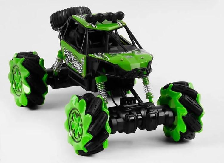 

Машина на радиоуправлении браслетом и пультом Drift Cross Country SY 205 K-3 Зеленая