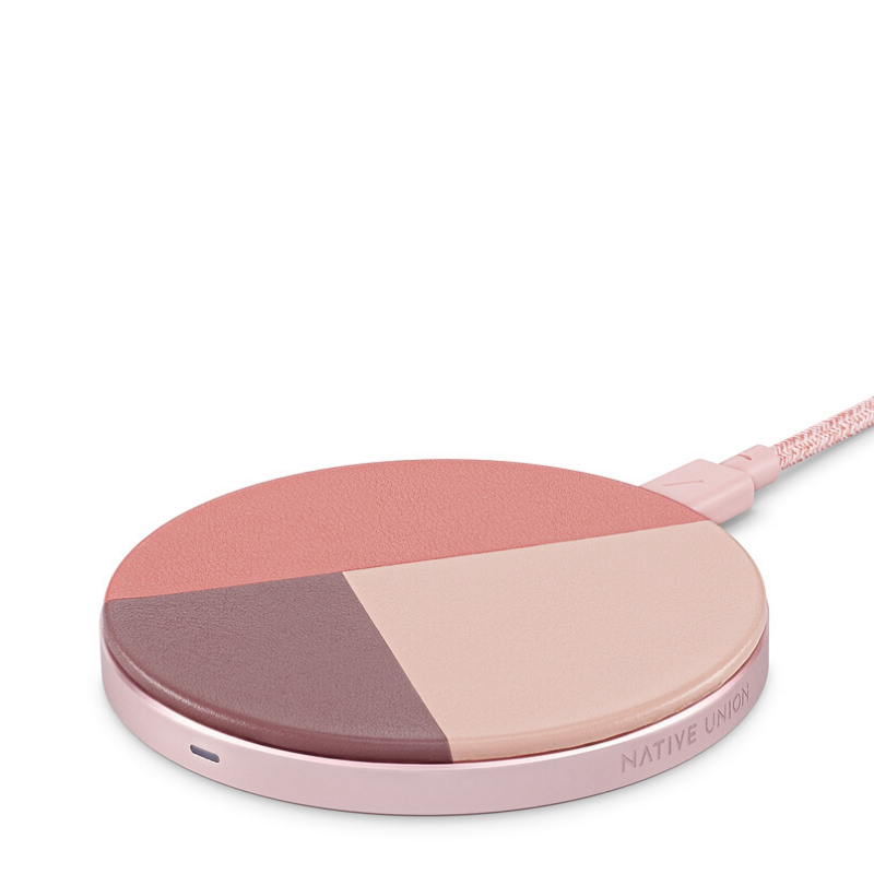 

Native Union Drop Marquetry беспроводная зарядка Rose (DROP-ROSE-MARQ-V2)