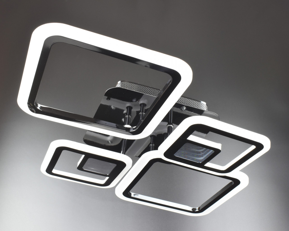 

Люстра потолочная Led с пультом A2720/22-3D-bk Черный 10х48х71 см.