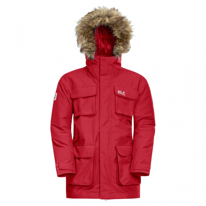 

Парка SNOW EXPLORER JACKET K Jack Wolfskin 1609081-2102 128 Красный (4060477944777)