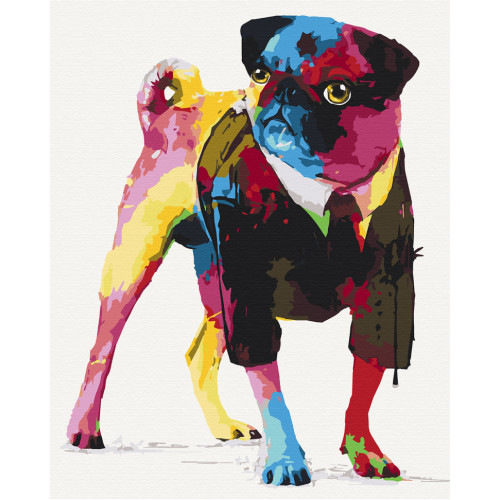 

Картина за номерами Art Craft Джентельмен мопс 40х50 (11631-AC)