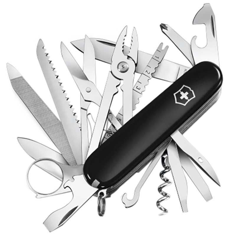 

Нож складной, мультитул Victorinox Swisschamp (91 мм, 33 функции) Черный