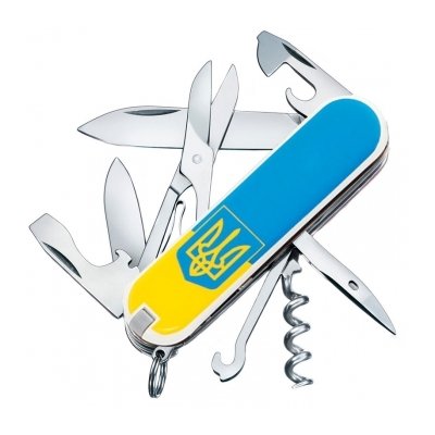 

Нож Victorinox Climber Ukraine Синий-Желтый