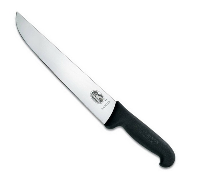 

Нож кухонный для нарезки Victorinox Fibrox 25 см Черный
