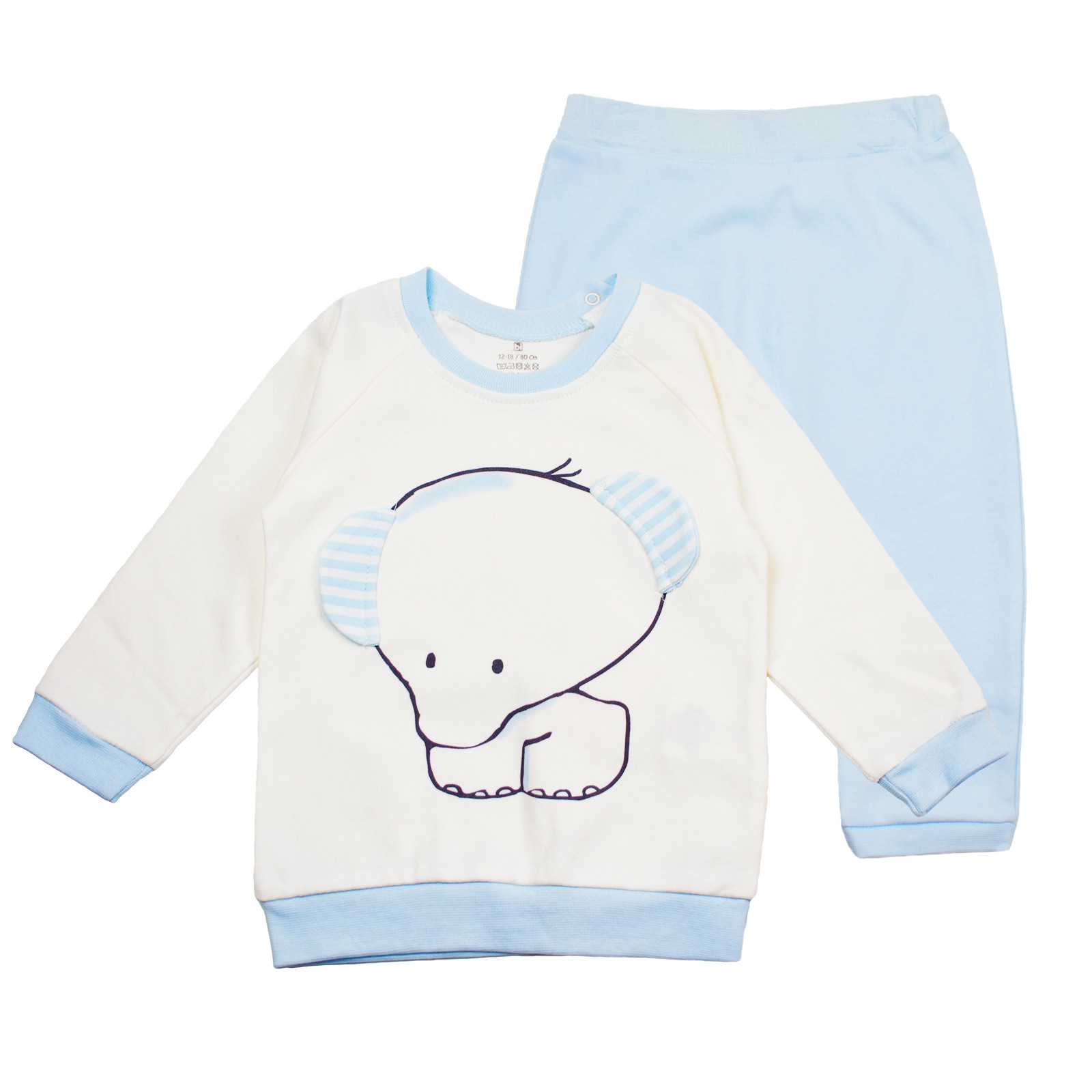 

Комплект (кофта + штаны) Baby HI 59388 62 см Голубой