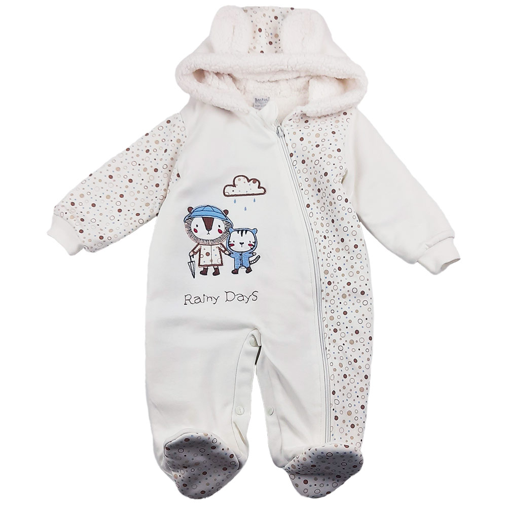 

Демисезонный комбинезон Bestido 5582 62 см Бело-бежевый