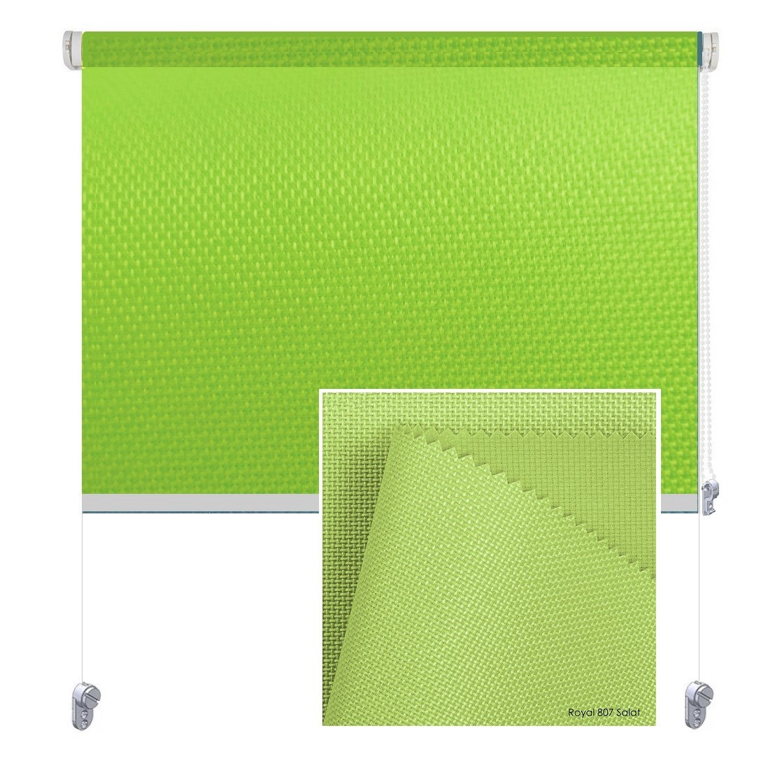 

Тканевая роллета ROLGROUP Mini Set Royal 95x160 салатовый