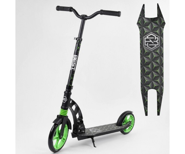 

Самокат двухколесный "Best Scooter" 62798 черный с зеленым