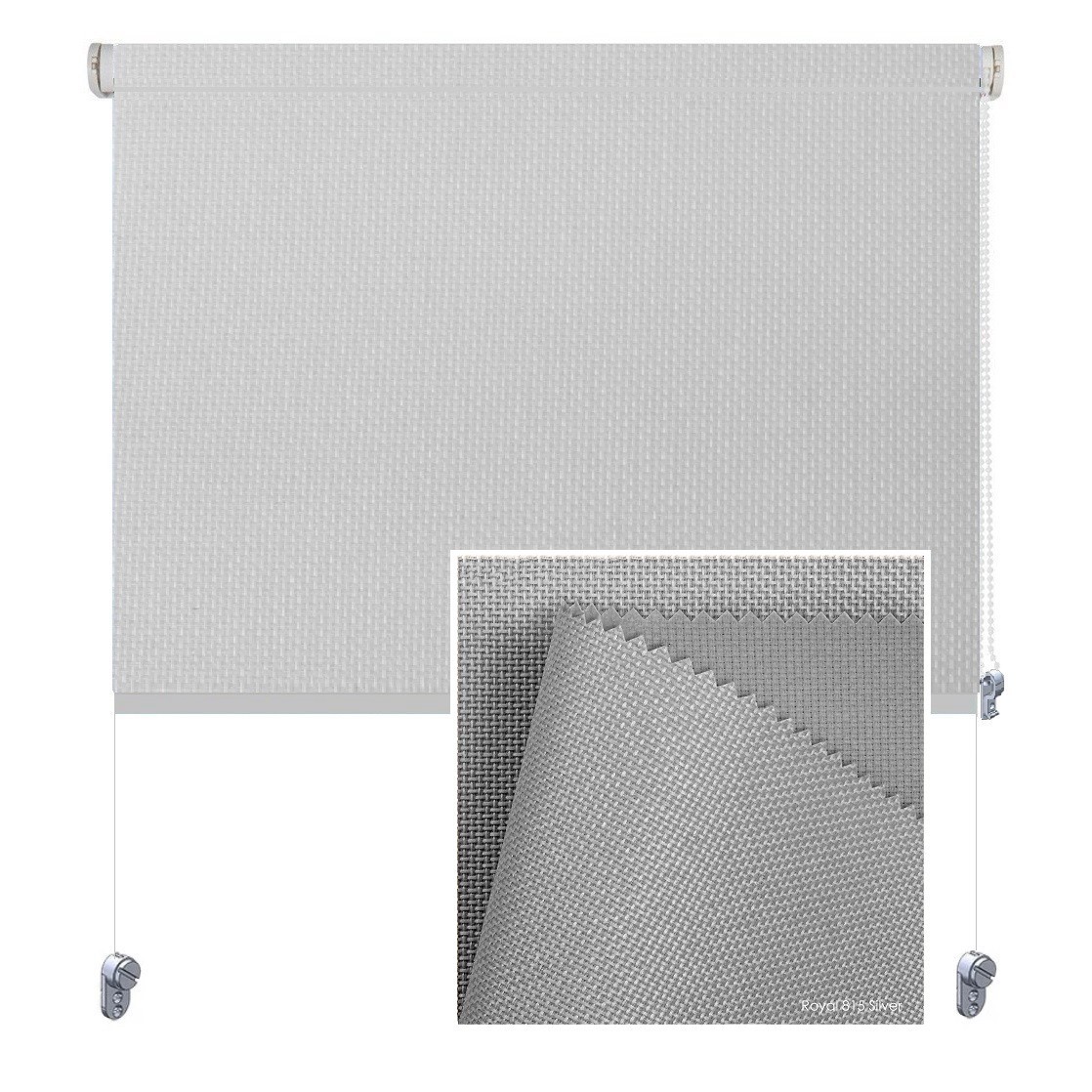 

Тканевая роллета ROLGROUP Mini Set Royal 95x160 светло-серый