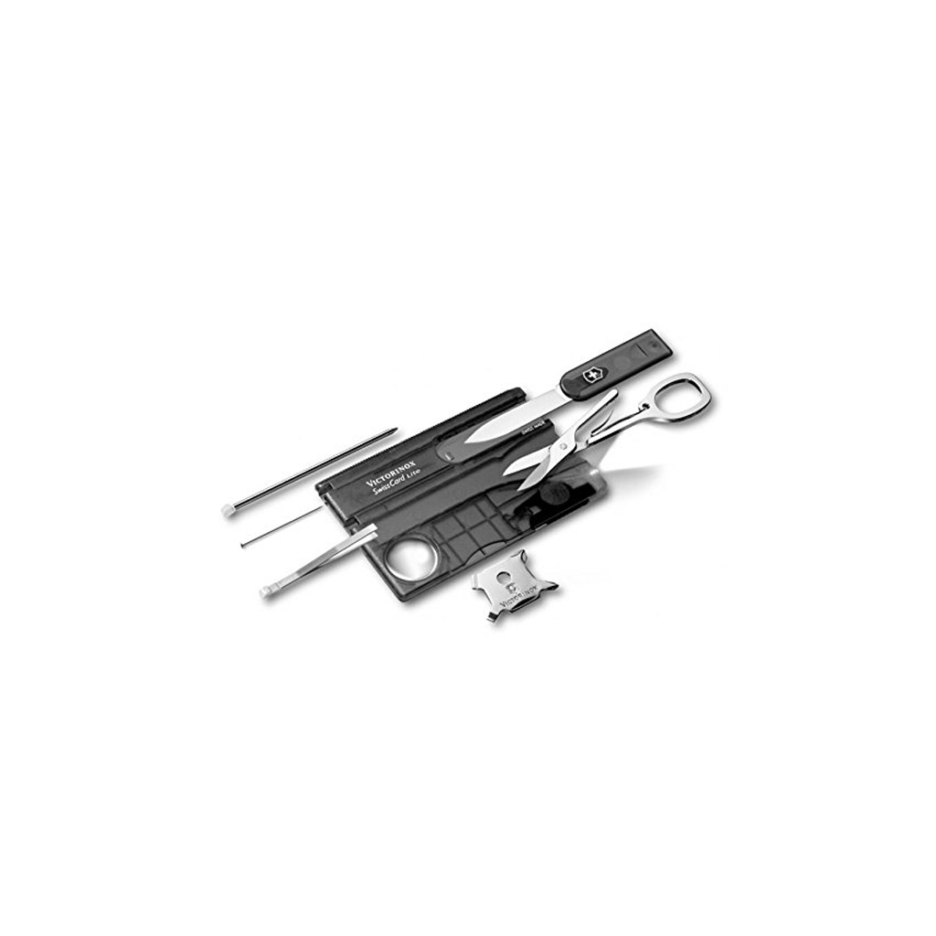 

Нож Victorinox SwissCard Lite Transparent Black (0.7333.T3)