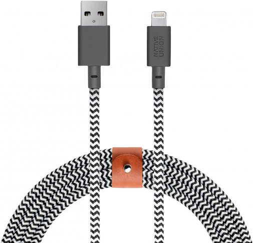 

Native Union Belt Cable XL Lightning Zebra (3 m) (BELT-L-ZEB-3-NP)