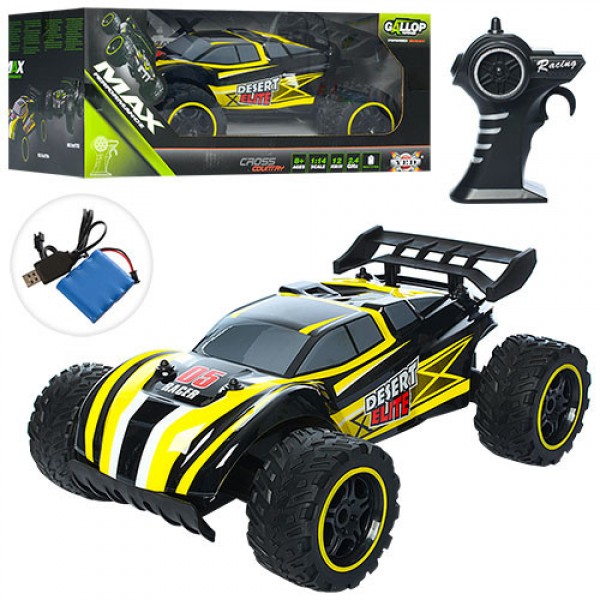 

Детская машинка багги на радиоуправлении MAX DESERT ELITE масштаб 1:14 (YED1704)