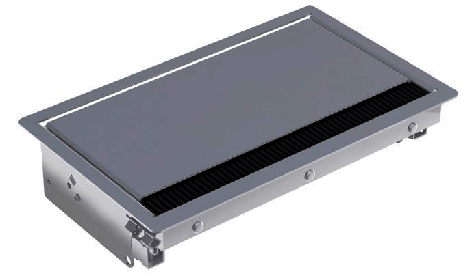 

Розетка Bachmann coni 3x220V silver-grey серый
