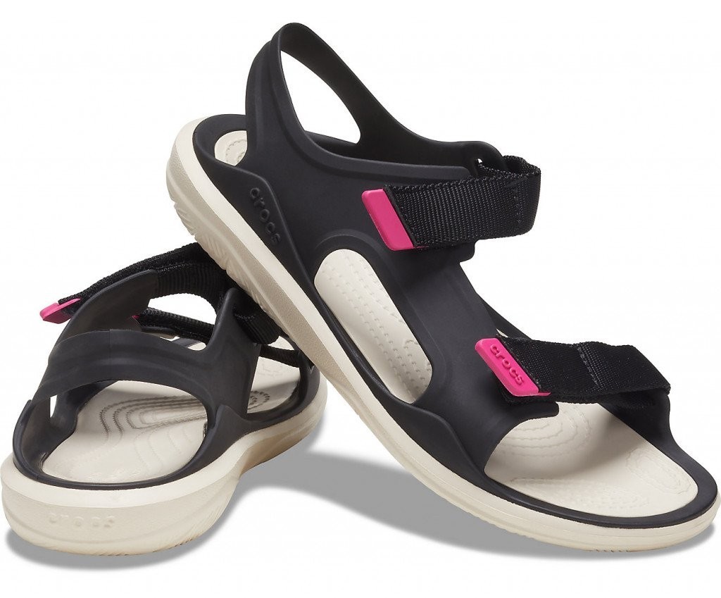

Сандалии Crocs Swiftwater Expedition, W9, 39-40, черный с розовым