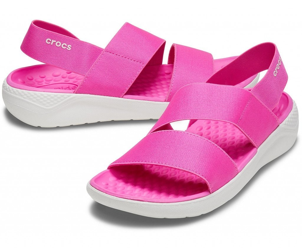

Сандалии Crocs LiteRide Stretch, W9, розовые, 39-40