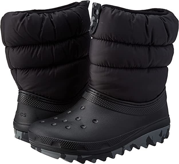 

Зимние сапоги Crocs Neo Puff, J2, черные, 33-34