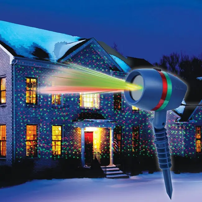 

Новогодний лазерный проектор Star Shower Motion Laser Light, уличный проектор водонепроницаемый (1783)
