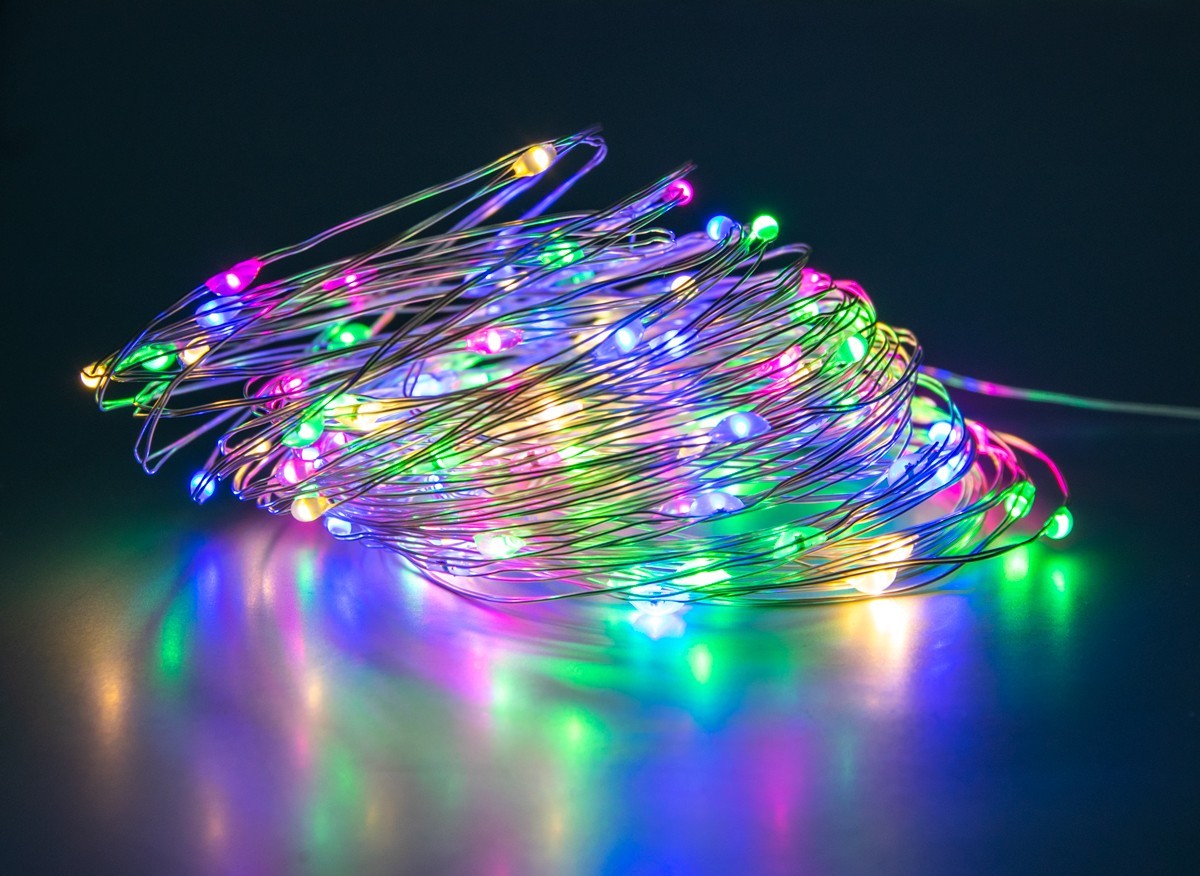 

Гирлянда капля росы 11.3 метров Multi Xmas 100 Led 8 режимов, светодиодная led гирлянда на елку (1008863-Other)