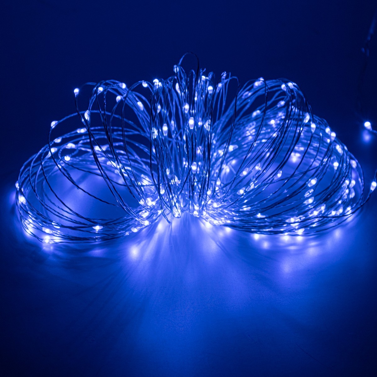 

Лед гирлянда роса 200 LED Copper 21.5м, светодиодная на елку с контроллером Синяя (1008864-Other)