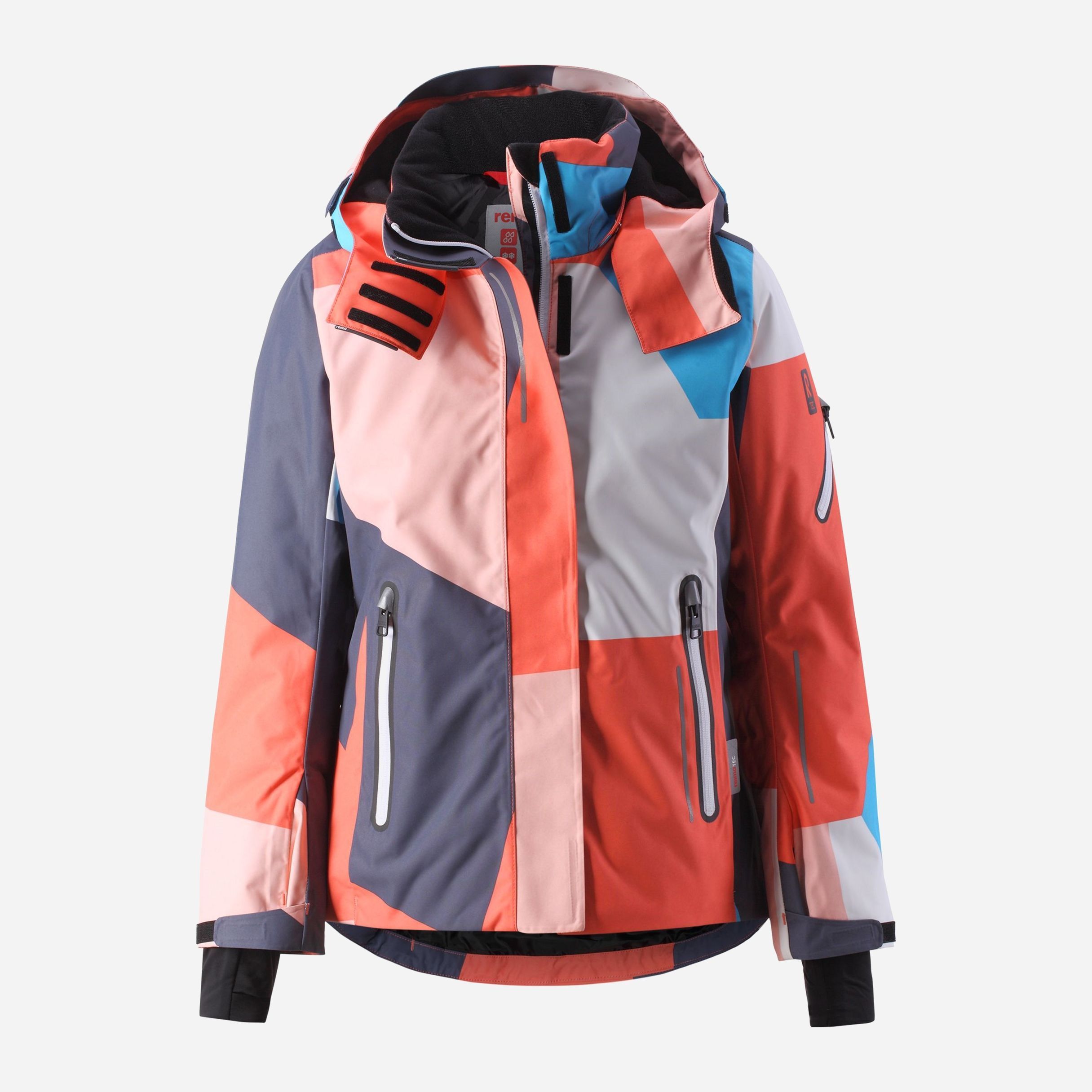 Акція на Дитяча зимова термо лижна куртка для дівчинки Reima Frost 531430B-3221 110 см від Rozetka