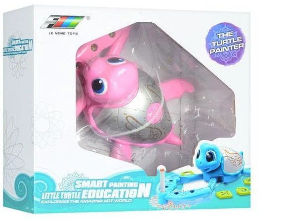 

Набор для рисования Toysi Рисующая черепашка Розовая