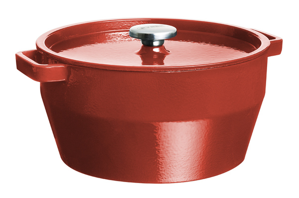

Кастрюля гусятниця PYREX Slow Cook чугунна червона 6.3 л, 28 см