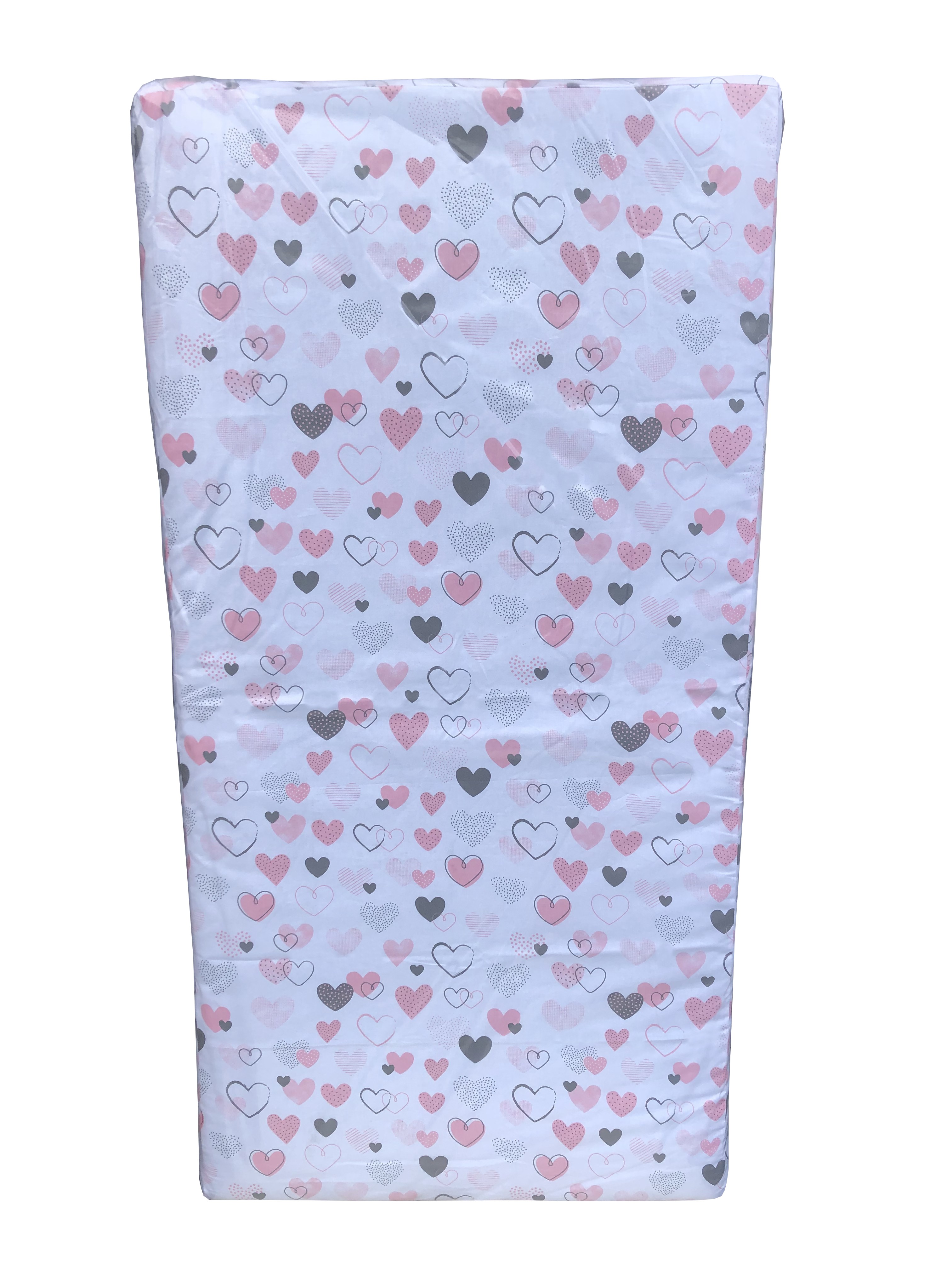 

Матрас детский ортопедический Baby Comfort Соня (120*60*7 см) сердечки розовые