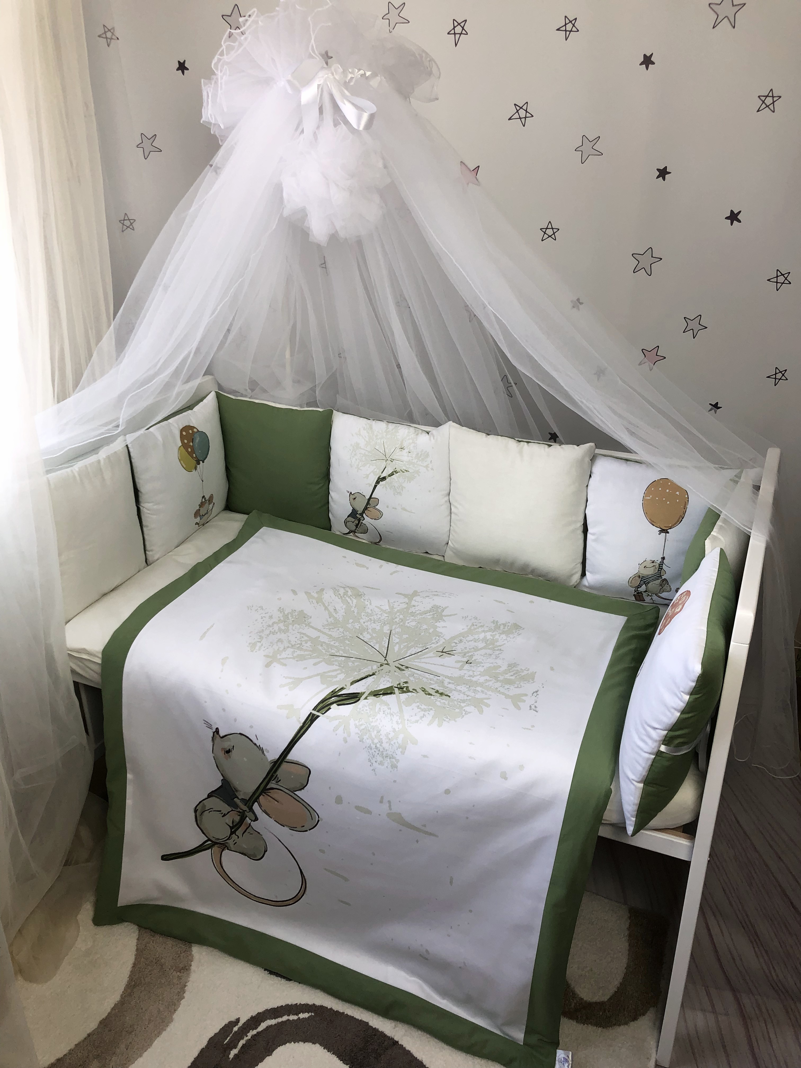 

Комплект постельного белья Baby Comfort Baby Bembi 8 элементов Мышонок