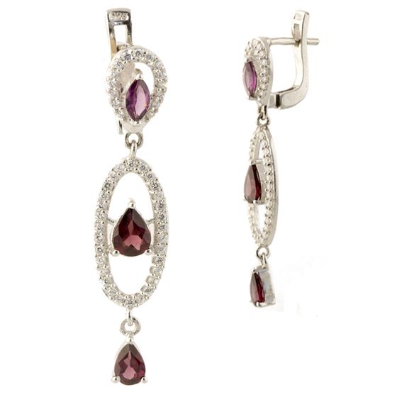 

Серебряные серьги jill с