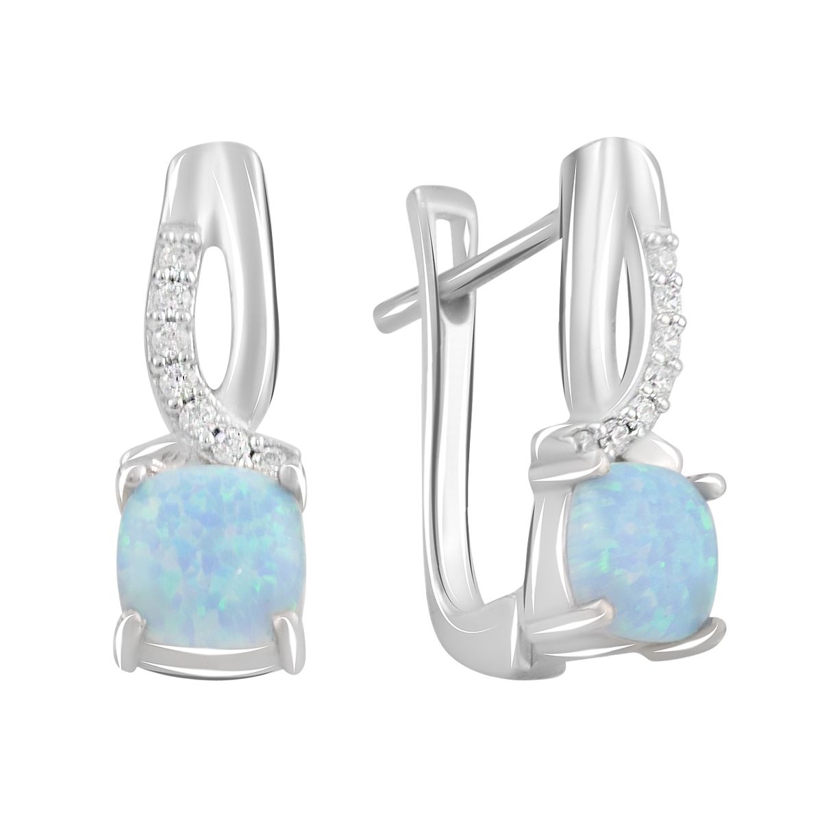 

Серебряные серьги jill с опалом 0.752ct