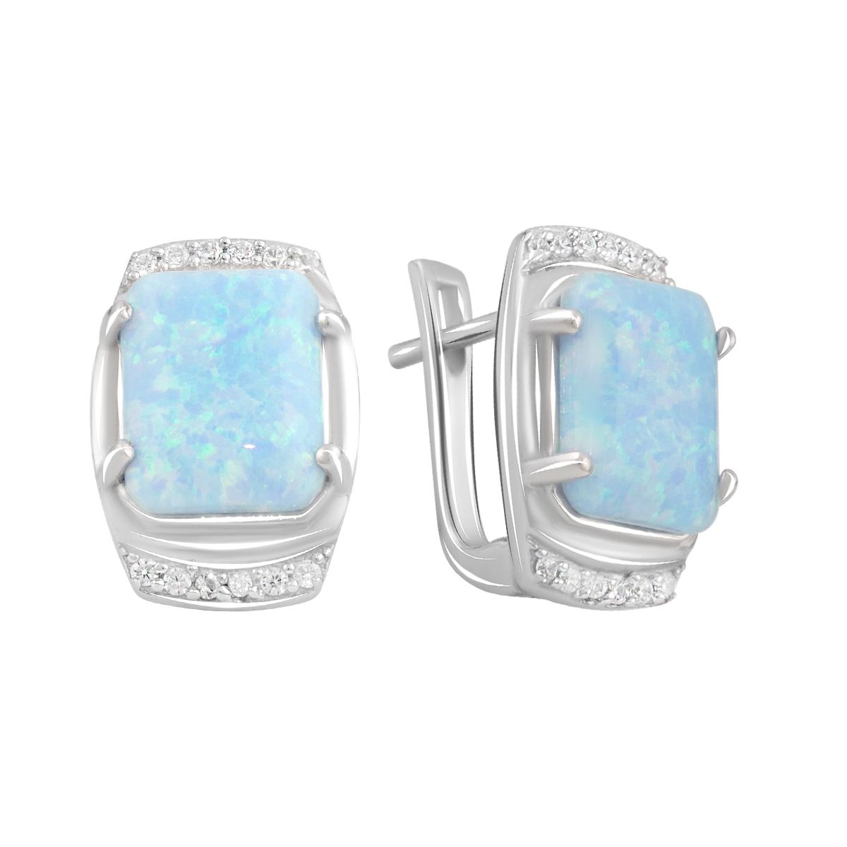 

Серебряные серьги jill с опалом 2.585ct