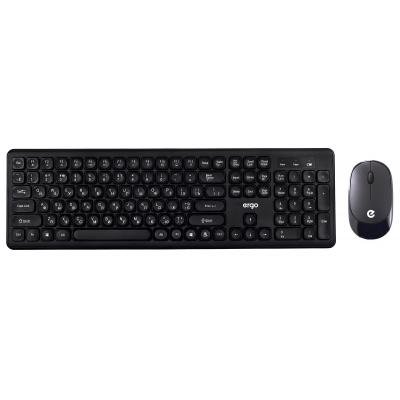 

Комплект (Клавиатура Мышь) Ergo KM-250 WL Black (KM-250 WL)