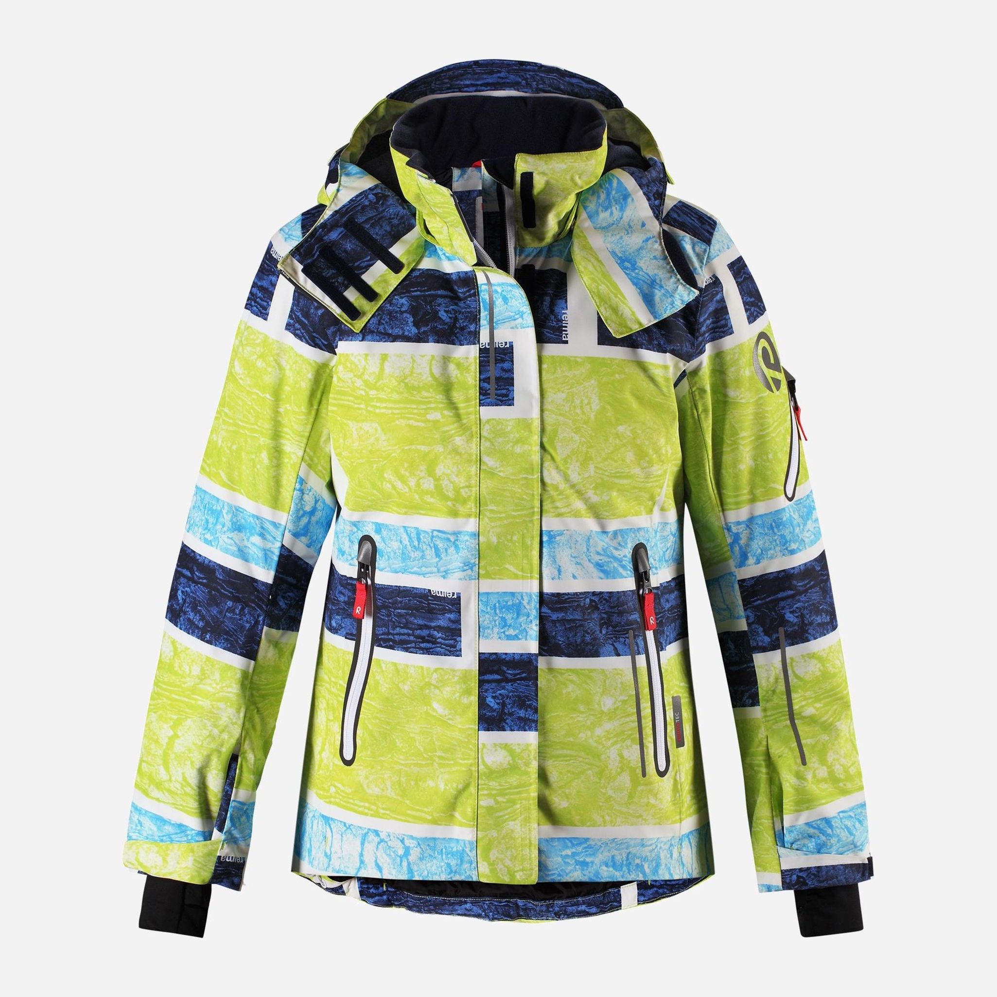 Акція на Дитяча зимова термо лижна куртка для дівчинки Reima Frost 531360B-2224 104 см від Rozetka