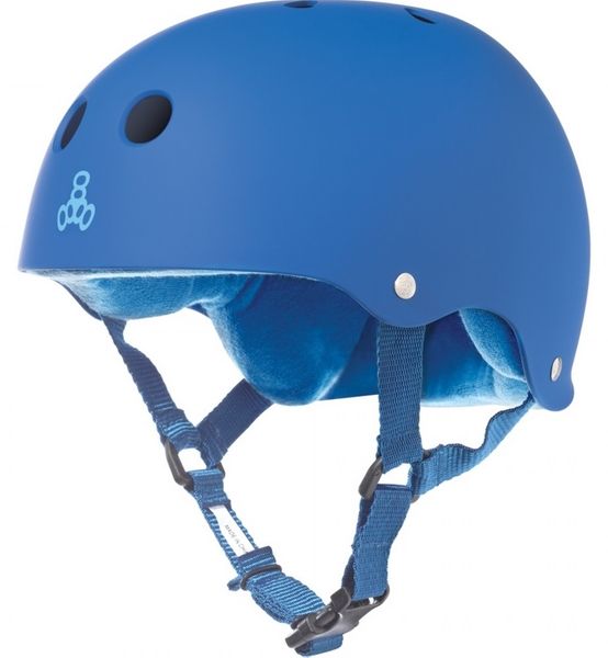 

Шлем защитный Triple8 Sweatsaver Helmet Royal Blue р. S 52-54 см (mt4186)